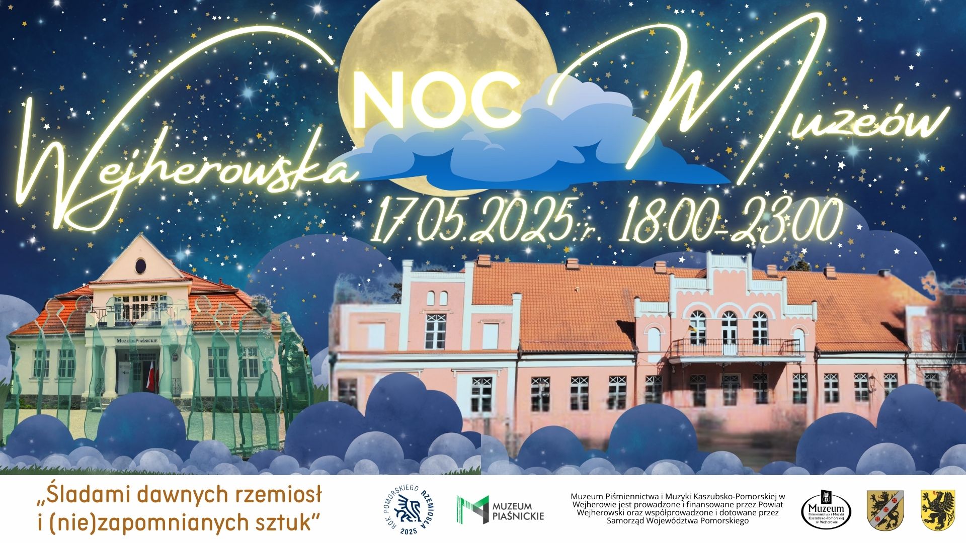 Noc Muzeów 2025, Wejherowo, plakat